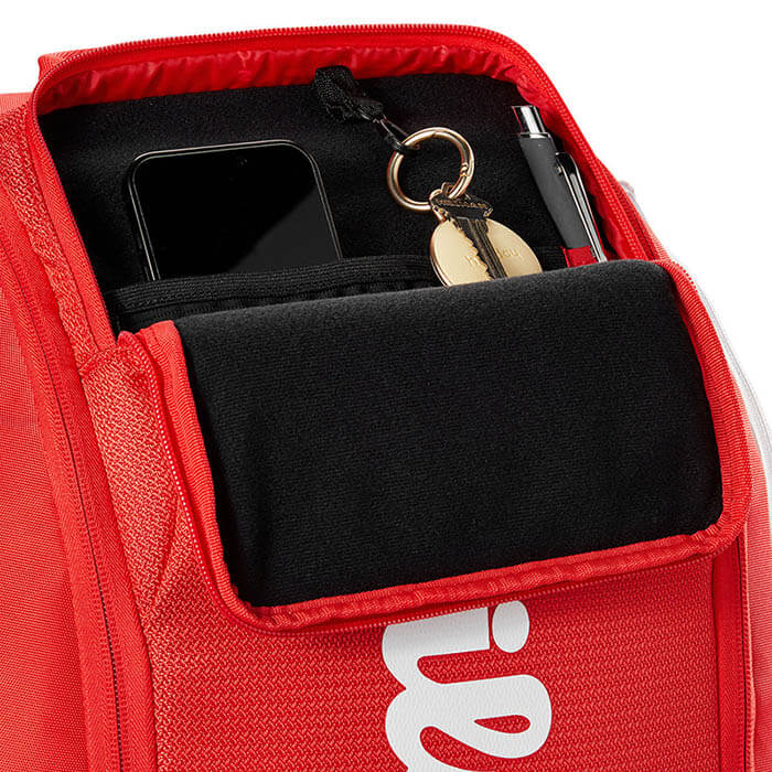 کوله تنیس ویلسون مدل Wilson Super Tour Red Backpack 2025