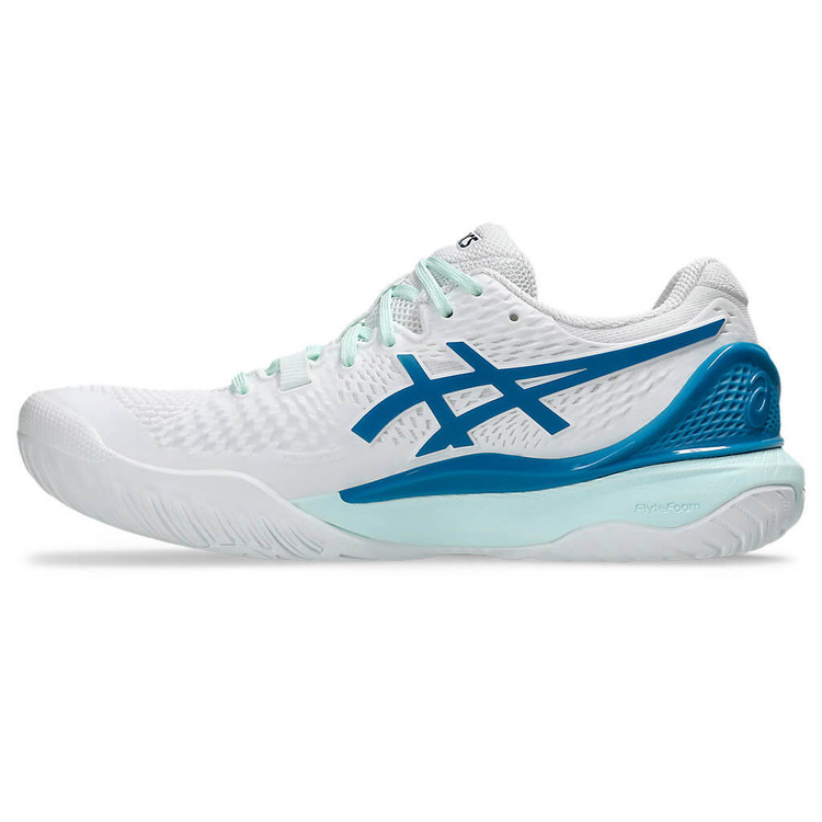 کفش تنیس اسیکس Asics Gel Resolution 9 (سفید - آبی)