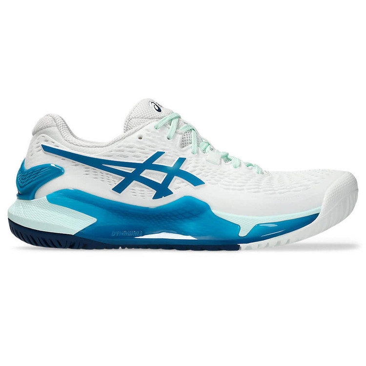 کفش تنیس اسیکس Asics Gel Resolution 9 (سفید - آبی)