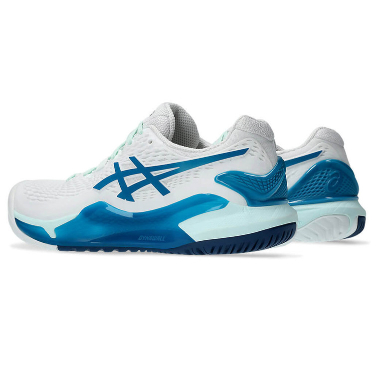 کفش تنیس اسیکس Asics Gel Resolution 9 (سفید - آبی)