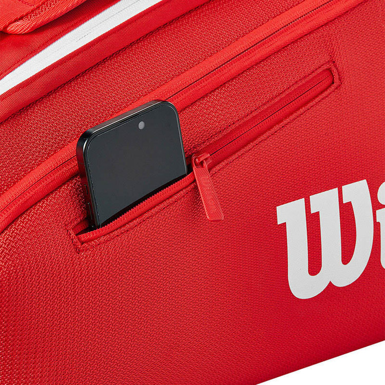 ساک تنیس ویلسون مدل Wilson Super Tour Red 9 Pack 2025 (9 راکته)