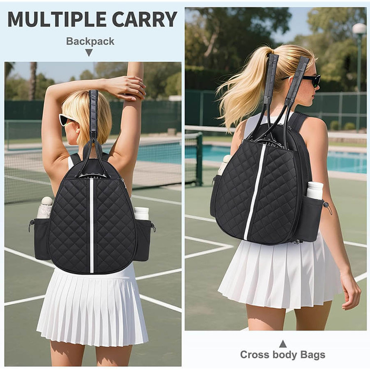 کوله تنیس زنانه مدل Crossbody Tennis Bag Black