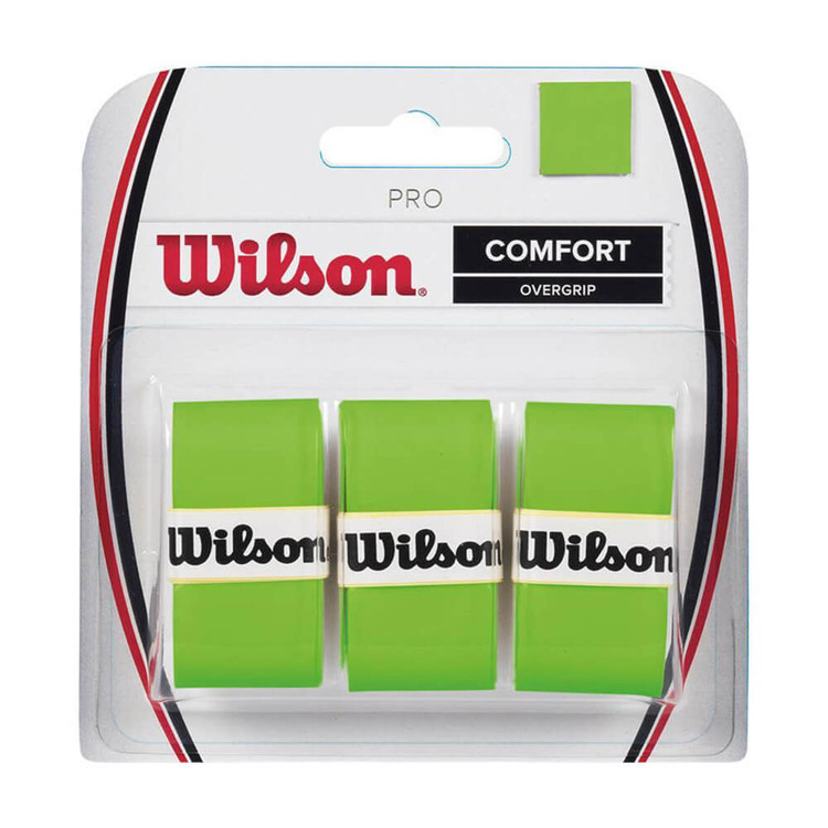 اورگریپ تنیس ویلسون پرو سبز بسته 3 عددی Wilson Pro Overgrip