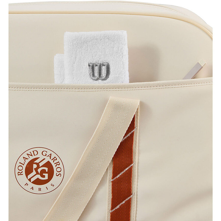 ساک دافل تنیس ویلسون رولان گاروس کرمی اورجینال Wilson RG Duffle 2025