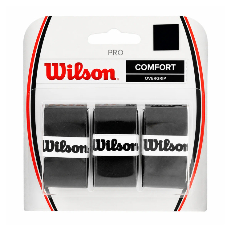 اورگریپ تنیس ویلسون پرو مشکی بسته 3 عددی Wilson Pro Overgrip
