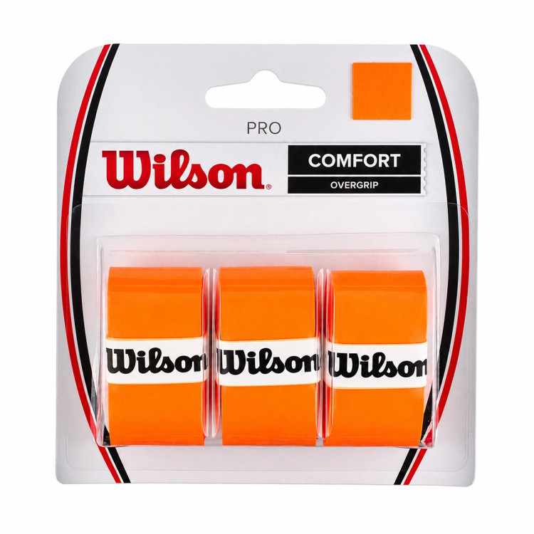 اورگریپ تنیس ویلسون پرو نارنجی بسته 3 عددی Wilson Pro Overgrip