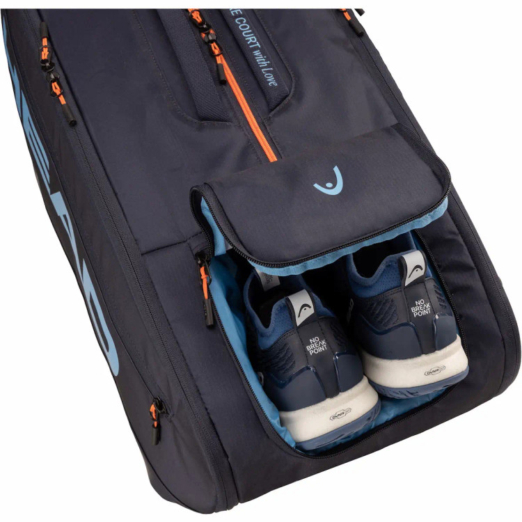 ساک تنیس هد پرو سرمهای 12 راکته اورجینال Head Pro Bag XL NV 2026