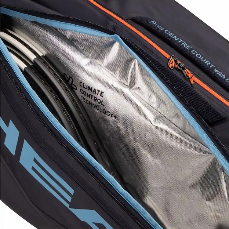 ساک تنیس هد پرو سرمهای 12 راکته اورجینال Head Pro Bag XL NV 2026