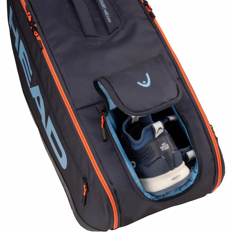 ساک تنیس هد پرو سرمهای 9 راکته اورجینال Head Pro Bag L NV 2026