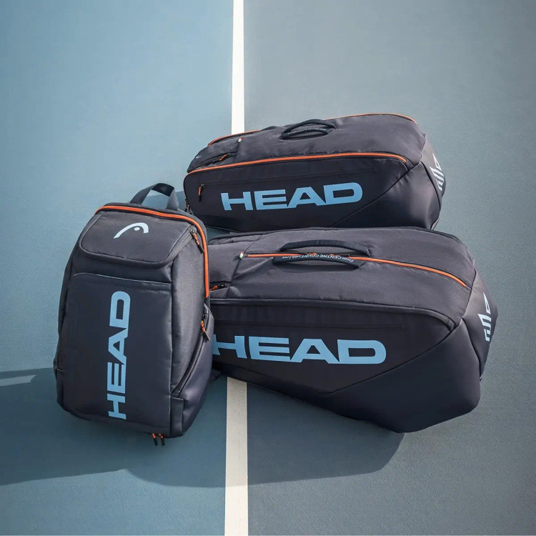 ساک تنیس هد پرو سرمهای 9 راکته اورجینال Head Pro Bag L NV 2026